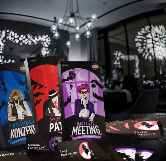 Dieses Silvester wird spannend wie nie – mit einem Krimi-Dinner von Crimecases