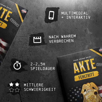 True Crime Spiel: Akte Fehltritt