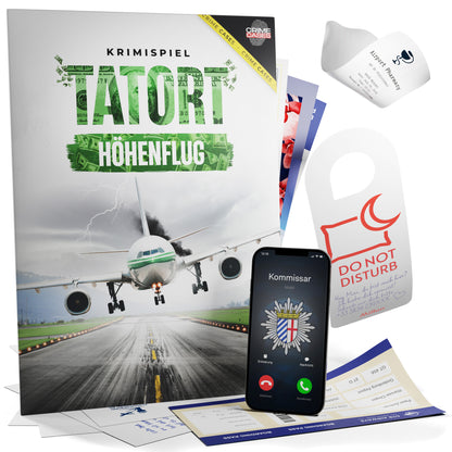 Krimispiel: Tatort Höhenflug